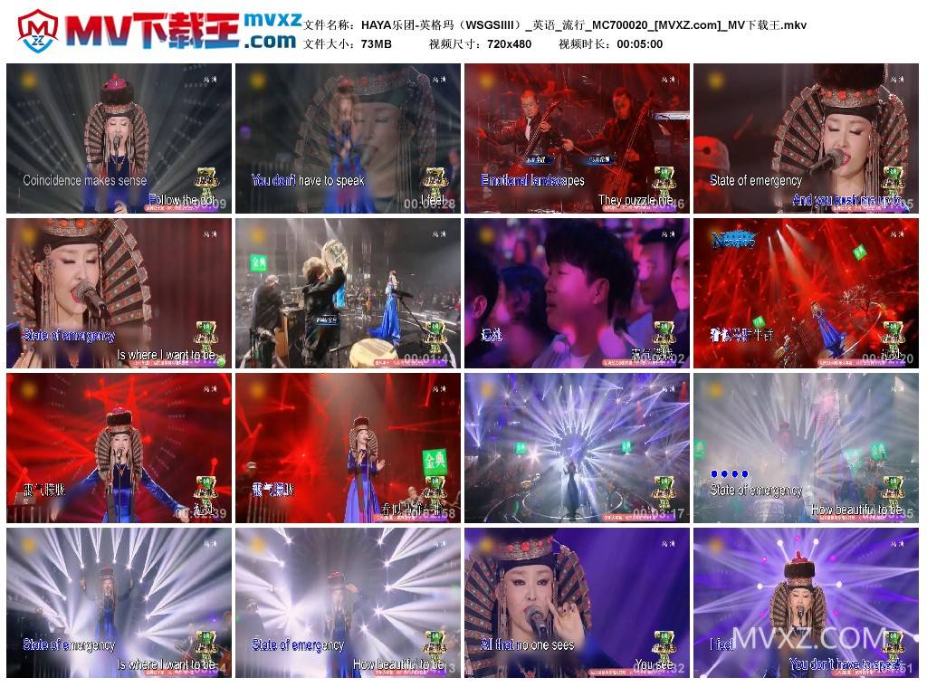 HAYA乐团-英格玛（WSGSIIII）_英语_流行_MC700020